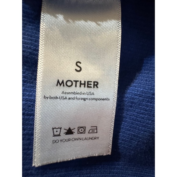 MOTHER The Chin Up Tank Top‎ Blue Ombre Sleeveless Casual Ribbed Knit - Picture 3 of 8